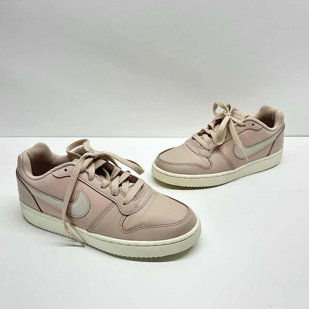 Nike Ebernon Low AQ1779-200 Particle Beige/Desert Sand/Pink Women's‎ Size 6.5